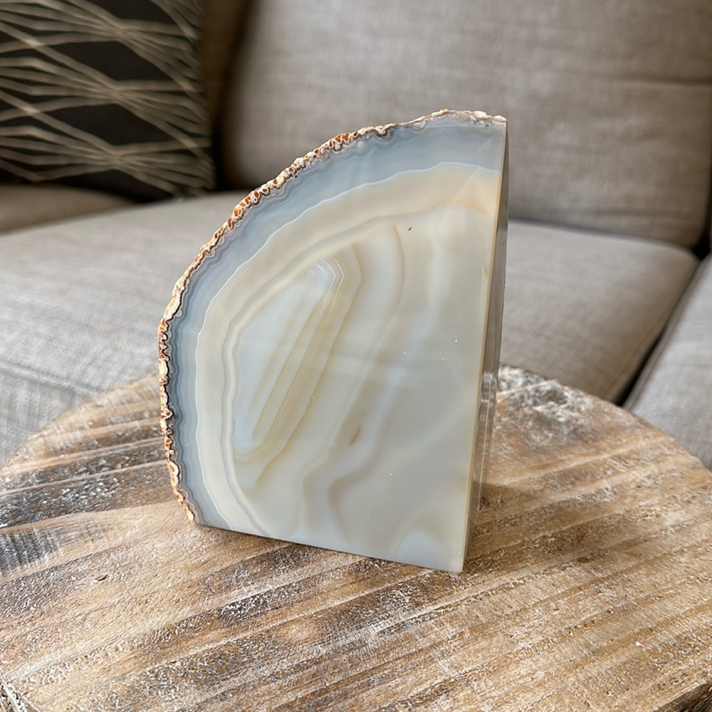 Blue Agate Gemstone, Crystal